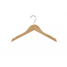 Houten kinderhanger 28cm met inkeping 